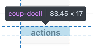 The default coupdoeil wrapping