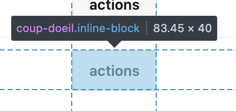 The default coupdoeil wrapping